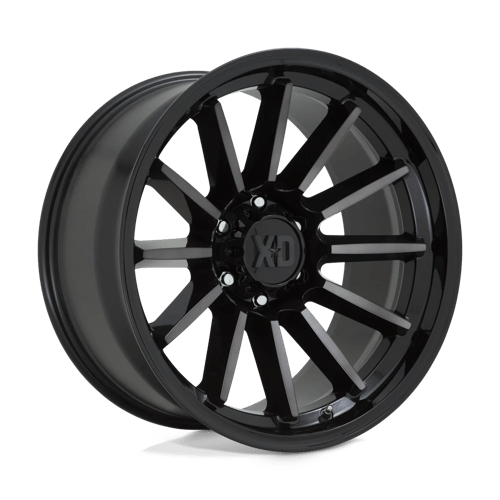 XD XD855 LUXE GLOSS BLACK MACHINED W/ GRAY TINT 6X135 17X9 +18 87.1HB