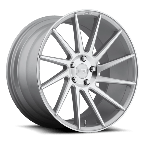 Niche M112 SURGE GLOSS SILVER MACHINED 5X120 19X8.5 +35 72.56HB