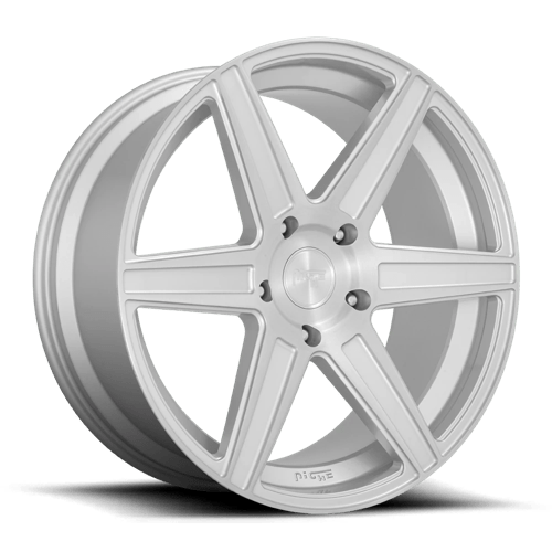 Niche M235 CARINA GLOSS SILVER BRUSHED 5X150 24X10 +30 110.1HB