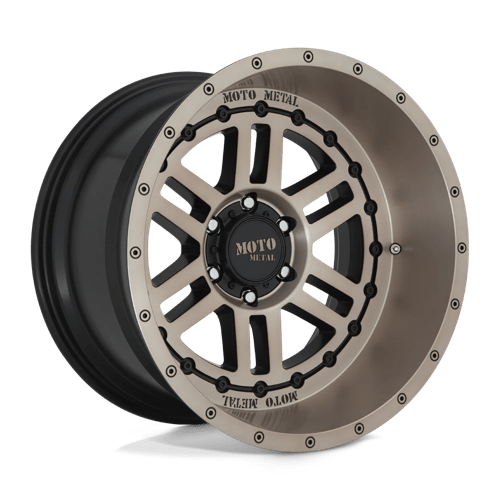 Moto Metal MO800 DEEP SIX SATIN BLACK W/ BRONZE TINT 8X180 20X10 -18 124.2HB