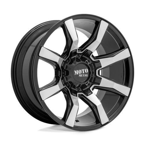 Moto Metal MO804 SPIDER GLOSS BLACK MACHINED 5X5.0/5.5 20X10 -18 78.1HB