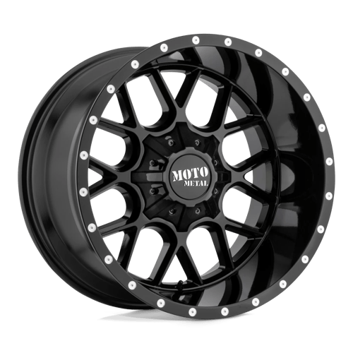 Moto Metal MO986 SIEGE GLOSS BLACK 5X5.0/5.5 20X10 -18 78.1HB