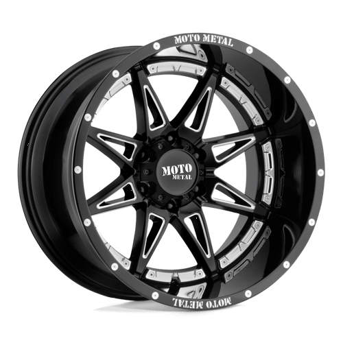 Moto Metal MO993 HYDRA GLOSS BLACK MILLED 6X135 20X9 +18 87.1HB