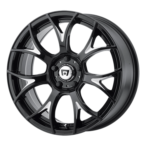 Motegi MR126 GLOSS BLACK W/ MILLED ACCENTS 5x114.3 20X8.5 +38 72.56HB