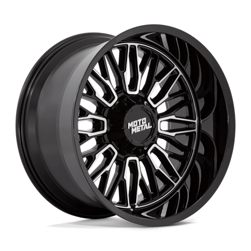 Moto Metal MO809 STINGER GLOSS BLACK MACHINED BLANK 22X12 -44 78.1HB