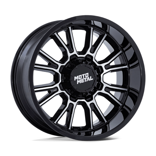 Moto Metal MO810 LEGACY GLOSS BLACK MACHINED 6X135/5.5 20X9 +1 106.1HB