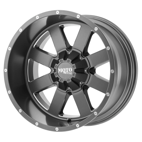 Moto Metal MO962 SATIN GRAY MILLED 6X5.5 18X9 +0 106.1HB