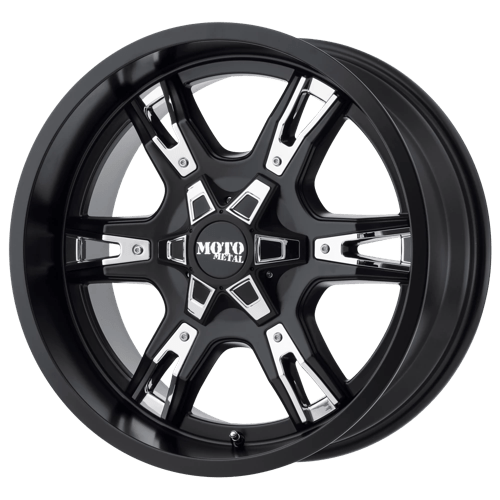 Moto Metal MO969 SATIN BLACK W/ ACCENTS 8X170 20X9 +0 125.1HB