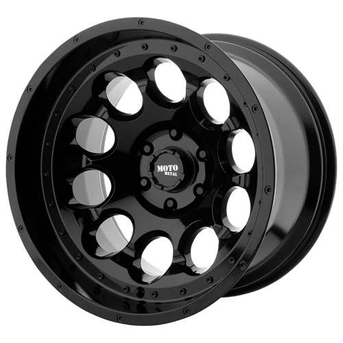 Moto Metal MO990 ROTARY GLOSS BLACK 8X170 20X12 -44 125.1HB