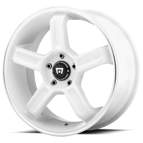 Motegi MR122 WHITE W/ MACHINED LIP GROOVE 5X110 18X8 +35 72.56HB