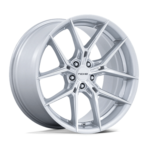 Niche NC279 PRODIGY 5 SILVER W/ MACHINED FACE 5X115 22X9 +15 72.56HB