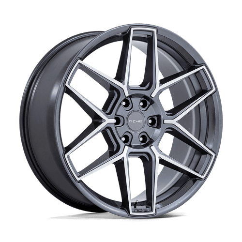 Niche NC281 RISE ANTHRACITE W/ MACHINED FACE 5X112 22X10.5 +38 66.56HB