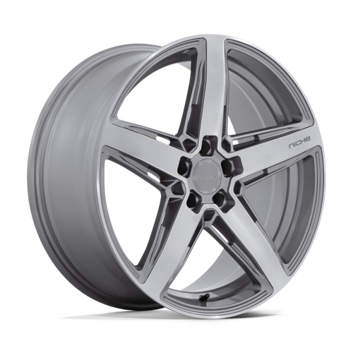 Niche M270 TERAMO ANTHRACITE BRUSHED FACE TINT CLEAR 5x114.3 20X9.5 +25 70.7HB