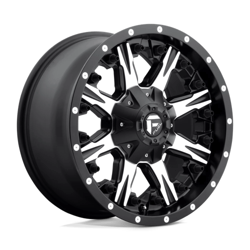 Fuel OffRoad D541 NUTZ MATTE BLACK MACHINED 8X6.5 20X10 -12 125.1HB