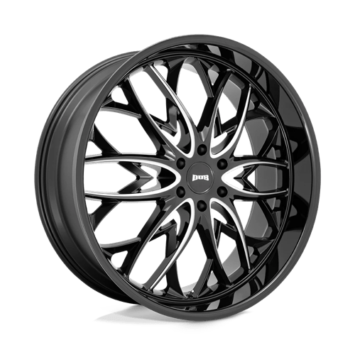 DUB S263 OG GLOSS BLACK MILLED 6X5.5 26X10 +25 106.1HB