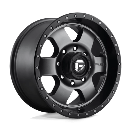 Fuel OffRoad D619 PODIUM MATTE GUN METAL BLACK BEAD RING 8X180 18X9 +20 124.2HB
