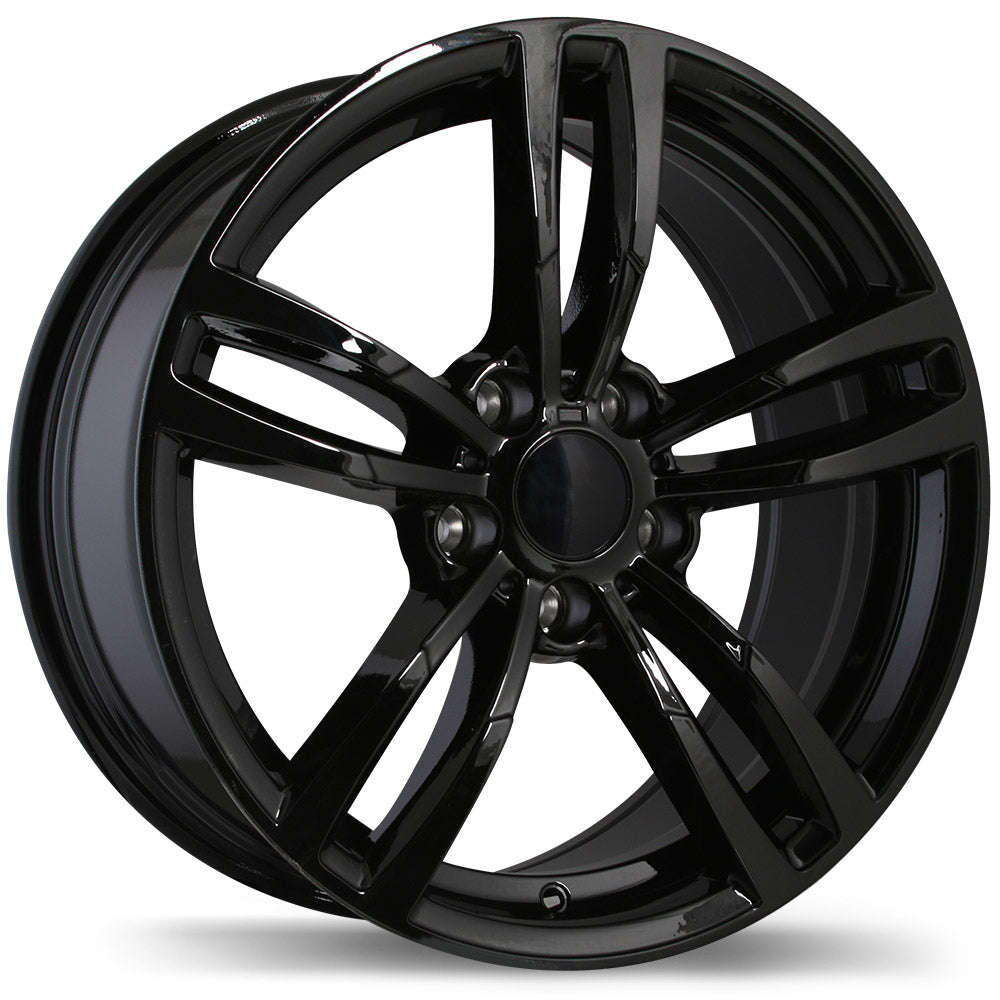 R163A 17x8.0 5x120mm +35 72.6mm BLK