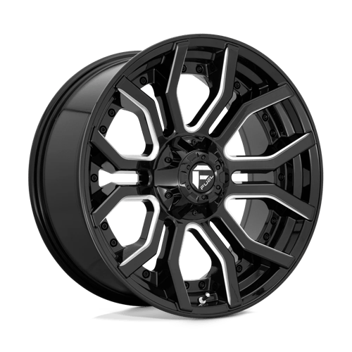 Fuel OffRoad D711 RAGE GLOSS BLACK MILLED 6X135/5.5 20X9 +1 106.1HB