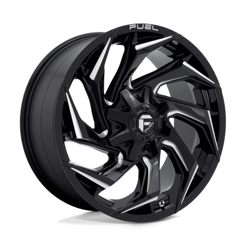 Fuel OffRoad D753 REACTION GLOSS BLACK MILLED 8X6.5 20X9 +20 125.1HB