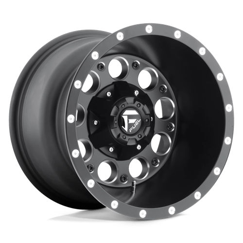 Fuel OffRoad D525 REVOLVER MATTE BLACK MILLED 6X5.5 15X10 -43 108HB