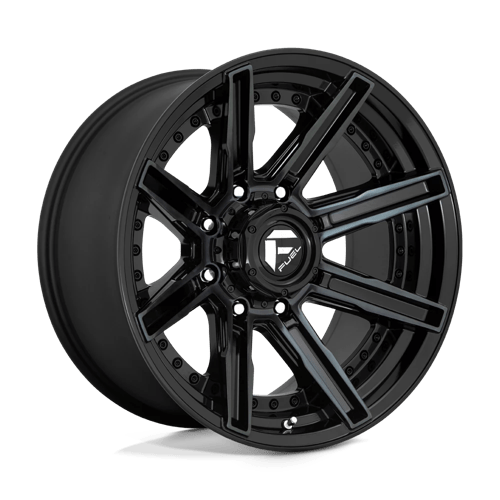 Fuel OffRoad D708 ROGUE GLOSS MACHINED DOUBLE DARK TINT 8X6.5 20X10 -18 125.1HB