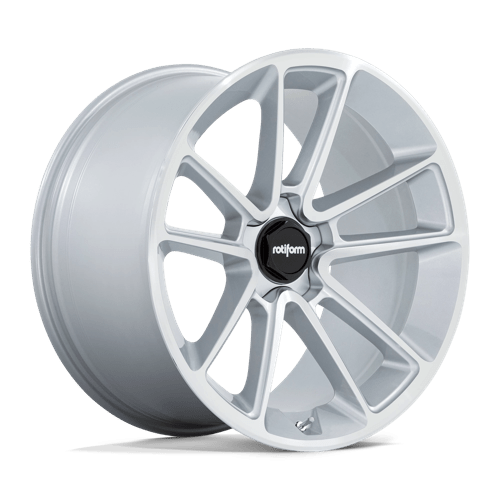 Rotiform R192 BTL GLOSS SILVER W/ MACHINED FACE 5X130 22X10 +60 71.5HB