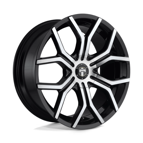 DUB S209 ROYALTY GLOSS MACHINED DOUBLE DARK TINT 6X120/132 22X9.5 +30 74.5HB