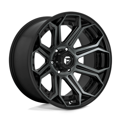 Fuel OffRoad D704 SIEGE GLOSS MACHINED DOUBLE DARK TINT 6X135 22X10 -18 87.1HB