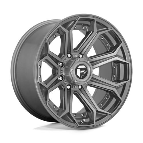 Fuel OffRoad D705 SIEGE BRUSHED GUN METAL TINTED CLEAR 8X170 20X10 -18 125.1HB