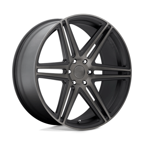DUB S123 SKILLZ MATTE BLACK DOUBLE DARK TINT 6X135 22X9.5 +30 87.1HB