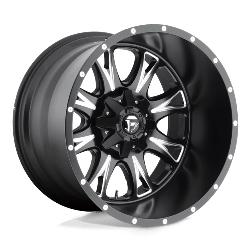 Fuel OffRoad D513 THROTTLE MATTE BLACK MILLED 6X135/5.5 22X14 -76 106.1HB