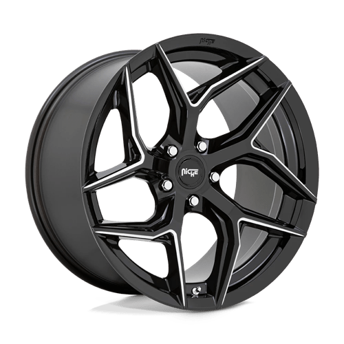 Niche M266 TORSION GLOSS BLACK MILLED 5x114.3 20X10.5 +40 72.56HB