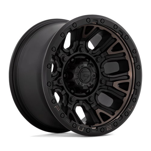 Fuel OffRoad D824 TRACTION MATTE BLACK W/ DOUBLE DARK TINT 5X5.0 20X9 +1 71.5HB