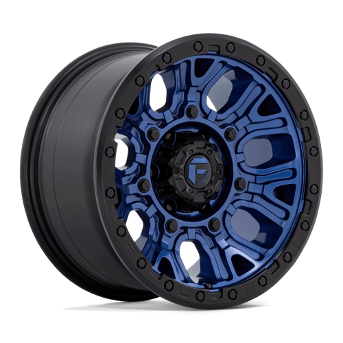 Fuel OffRoad D827 TRACTION DARK BLUE W/ BLACK RING 6X5.5 17X9 +1 106.1HB