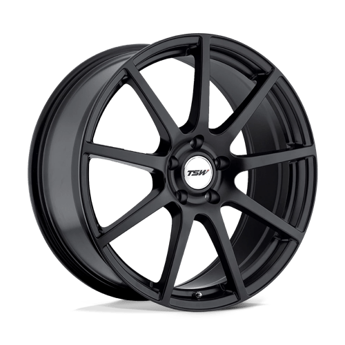 TSW INTERLAGOS MATTE BLACK 5X112 17X8 +45 72.1HB
