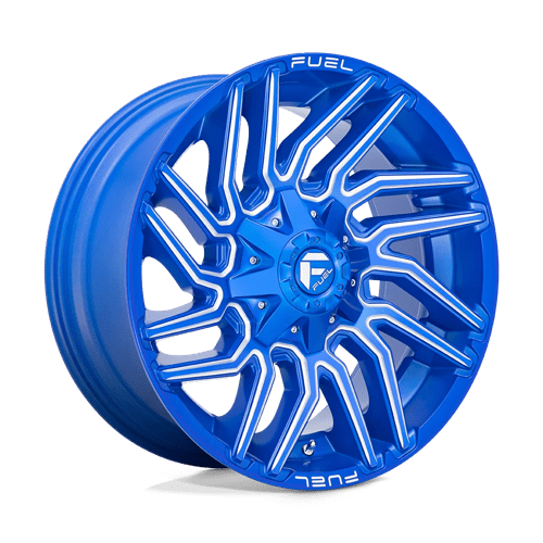 Fuel OffRoad D774 TYPHOON ANODIZED BLUE MILLED 8X6.5 22X12 -44 125.1HB
