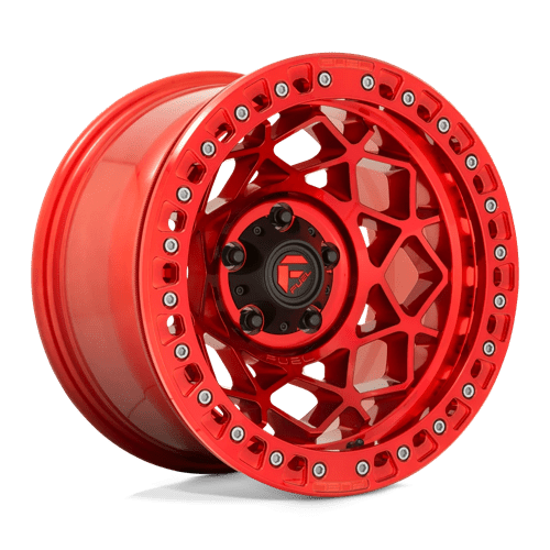 Fuel OffRoad D121 UNIT BEADLOCK CANDY RED 5X5.0 17X9 -15 71.5HB