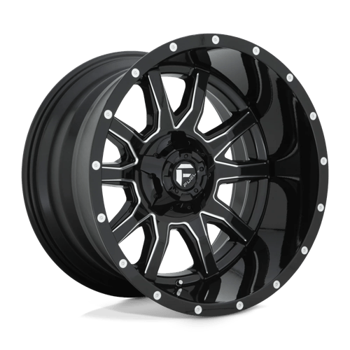 Fuel OffRoad D627 VANDAL GLOSS BLACK MILLED 5x114.3/5.0 20X12 -43 78.1HB