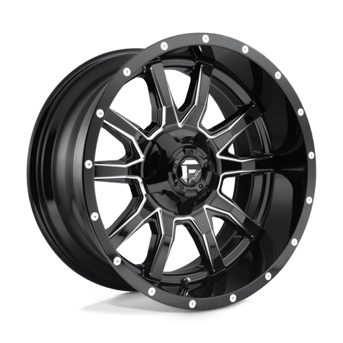 Fuel OffRoad D627 VANDAL GLOSS BLACK MILLED 8X6.5 20X9 +1 125.1HB