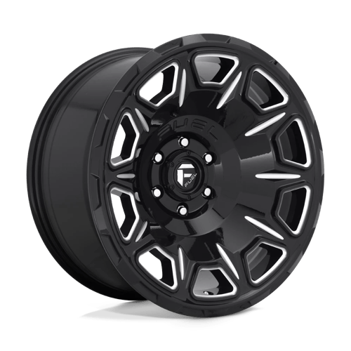 Fuel OffRoad D688 VENGEANCE GLOSS BLACK MILLED 6X135 17X9 -12 87.1HB