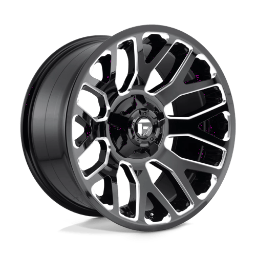 Fuel OffRoad D607 WARRIOR GLOSS BLACK MILLED 8X6.5 20X9 +20 125.1HB