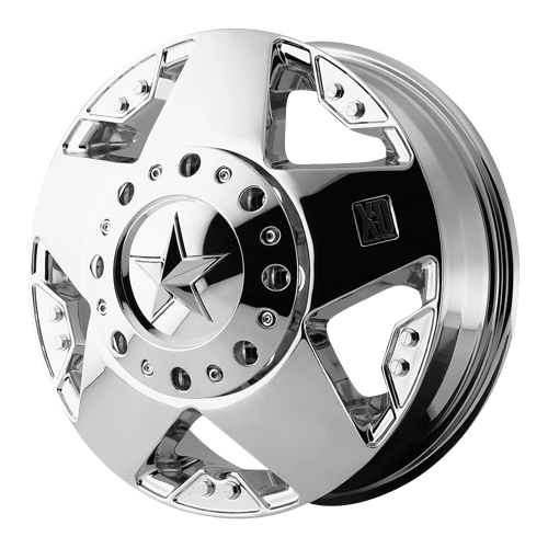 XD XD775 ROCKSTAR DUALLY CHROME FRONT 8X6.5 16X6 +111 125.1HB