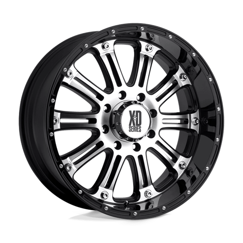 XD XD795 HOSS GLOSS BLACK MACHINED 5x114.3 16X8 +0 72.56HB
