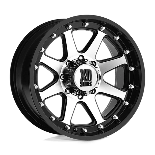 XD XD798 ADDICT MATTE BLACK MACHINED 5X5.0 17X9 +18 78.1HB