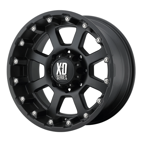 XD XD807 STRIKE MATTE BLACK 5X5.5 17X9 -24 108HB