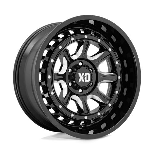 XD XD866 OUTLANDER GLOSS BLACK MILLED 8X170 22X10 -18 125.1HB