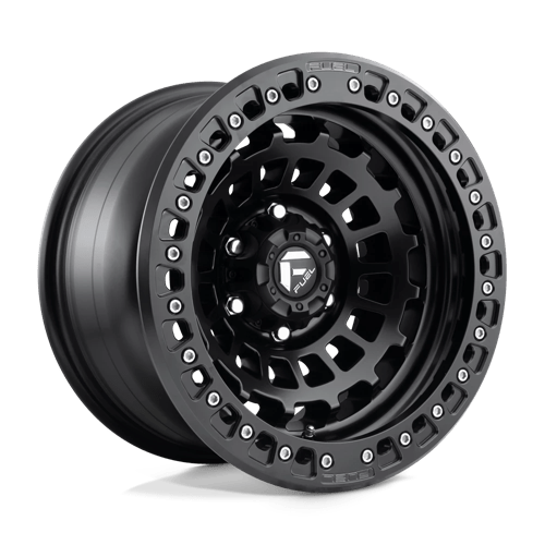 Fuel OffRoad D101 ZEPHYR BEADLOCK MATTE BLACK 5X5.0 17X9 -38 71.5HB