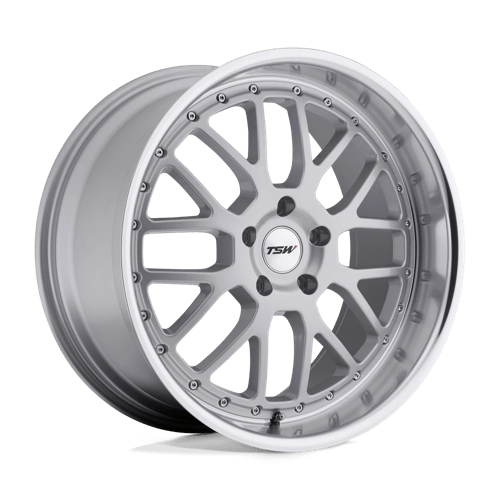 TSW VALENCIA SILVER W/ MIRROR CUT LIP 5X120 18X9.5 +40 76.1HB