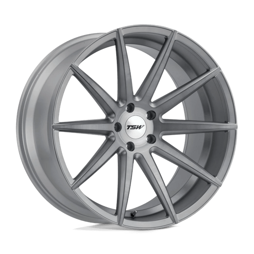 TSW CLYPSE TITANIUM W/ MATTE BRUSHED FACE 5X112 20X10.5 +25 66.56HB