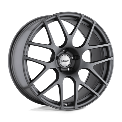 TSW NURBURGRING MATTE GUNMETAL 5X120 19X10.5 +27 76.1HB